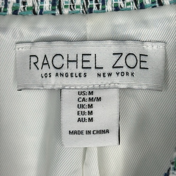 Rachel Zoe Tweed Blazer Size Medium - Picture 10 of 14